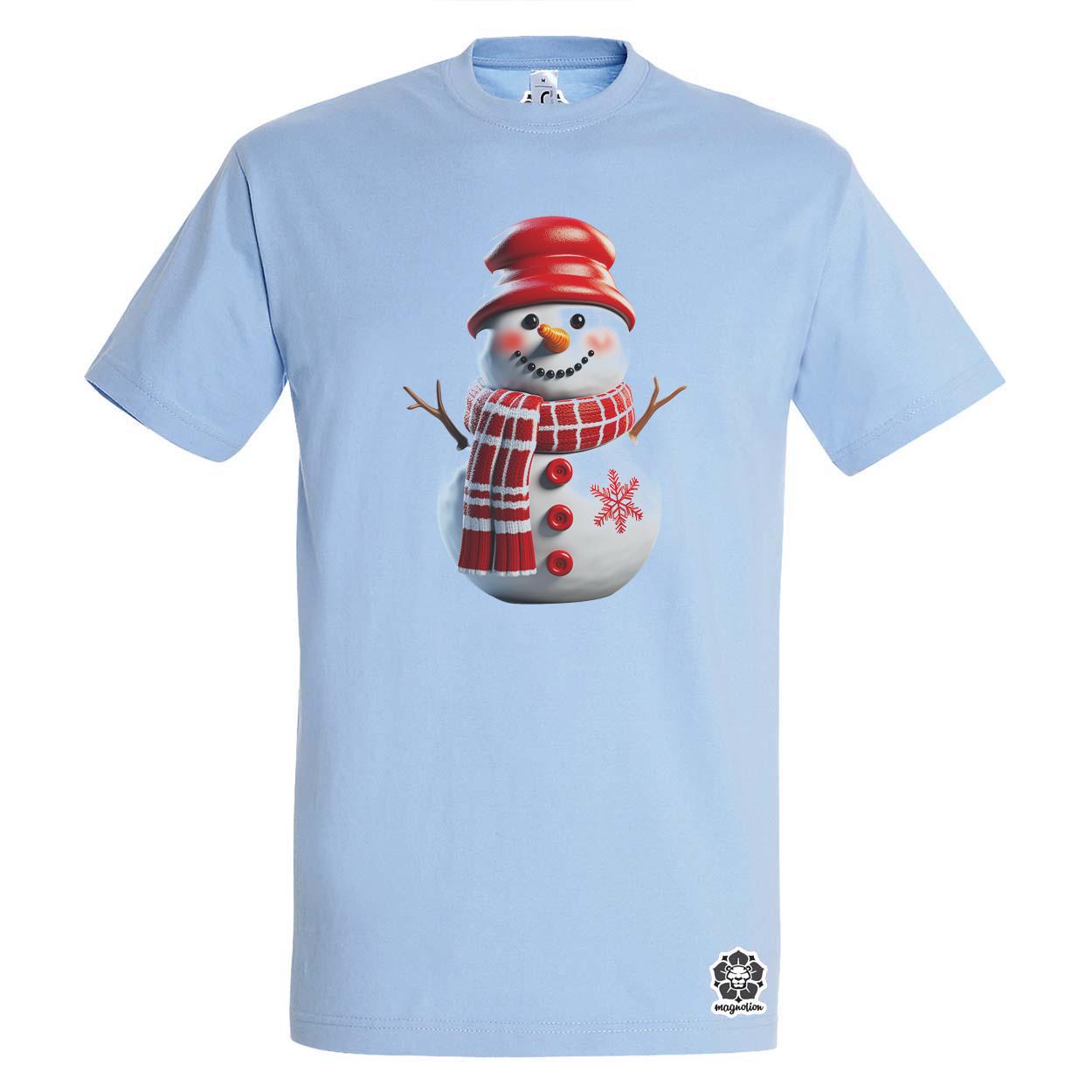 XMAS hóember v1 egyedi póló 
