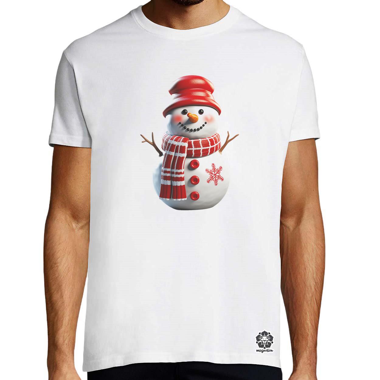 XMAS hóember v1 egyedi póló 