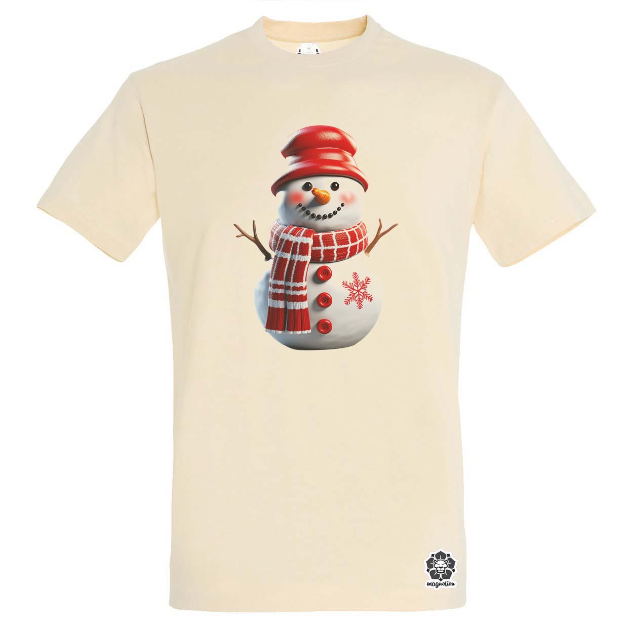 XMAS hóember v1 egyedi póló 