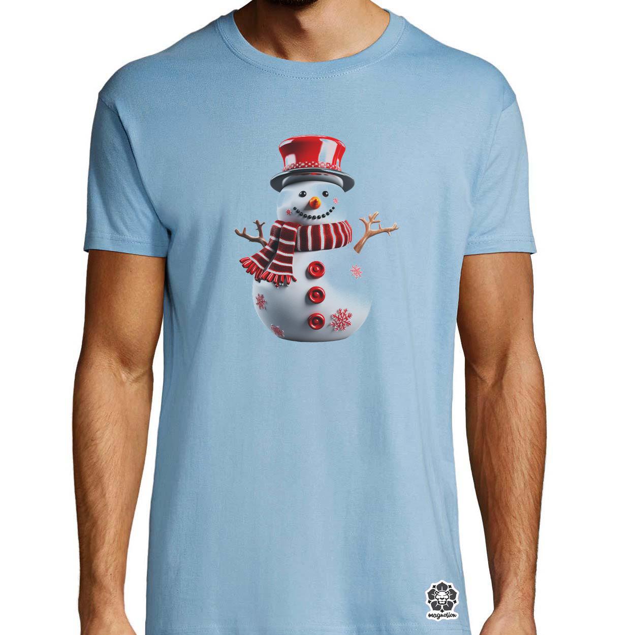 XMAS hóember v2 egyedi póló 