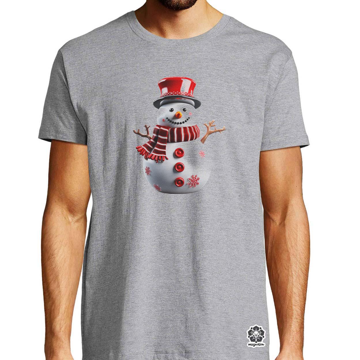 XMAS hóember v2 egyedi póló 