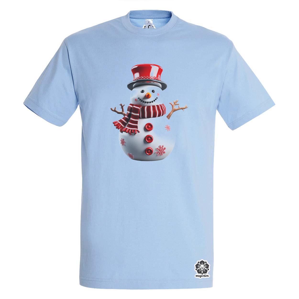 XMAS hóember v2 egyedi póló 