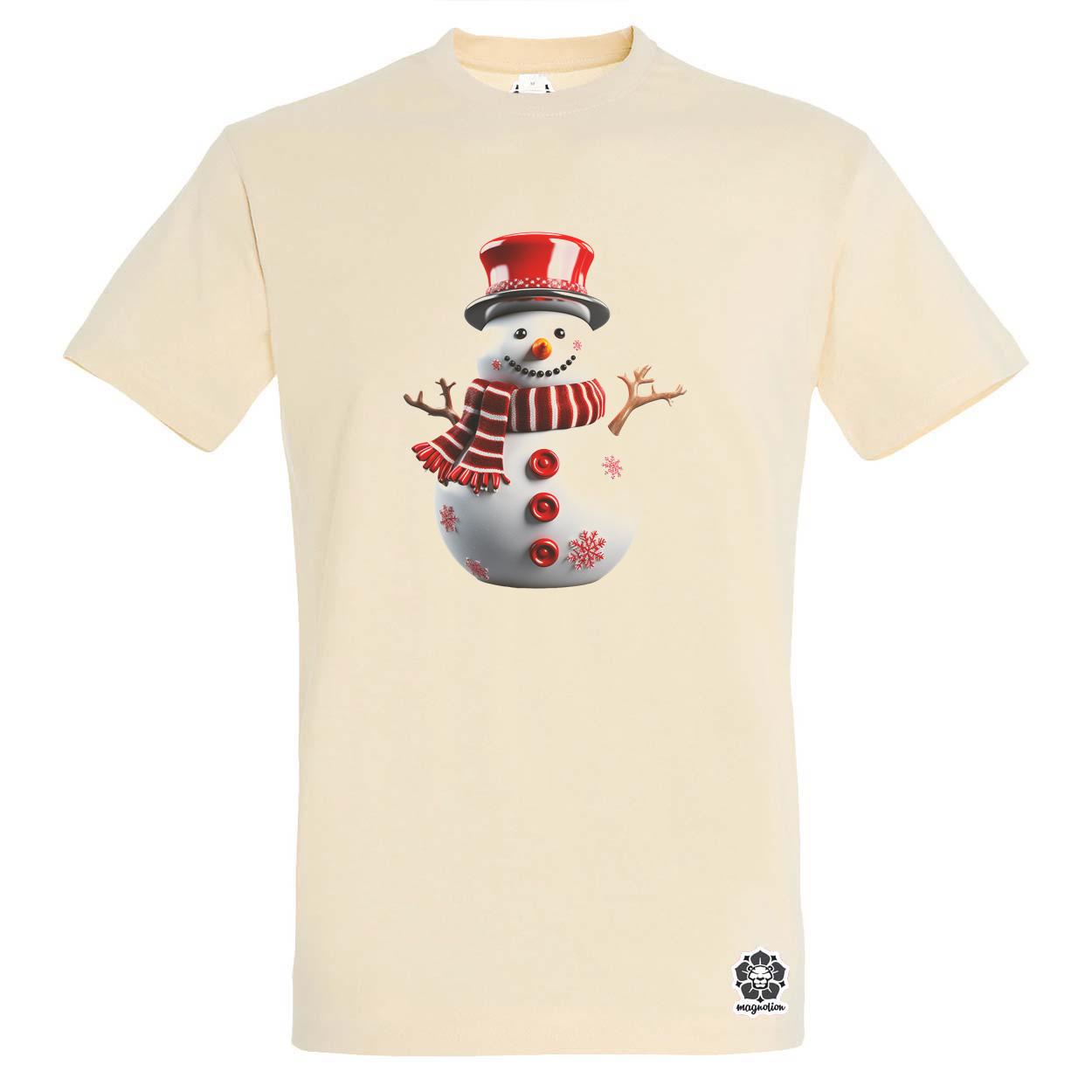 XMAS hóember v2 egyedi póló 