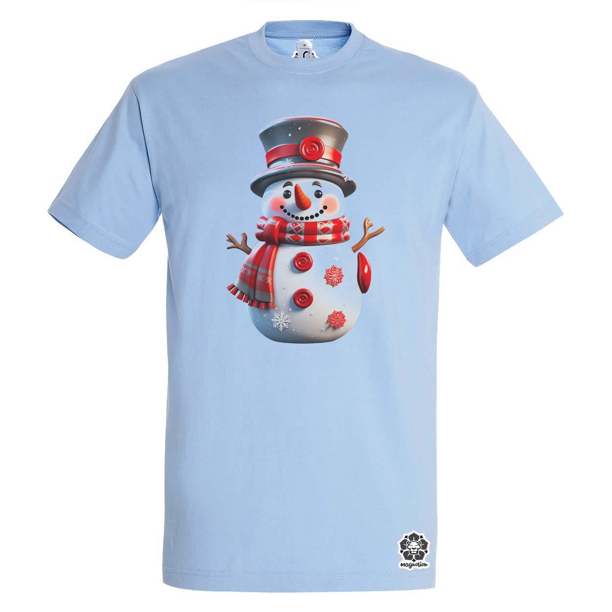 XMAS hóember v4 egyedi póló 