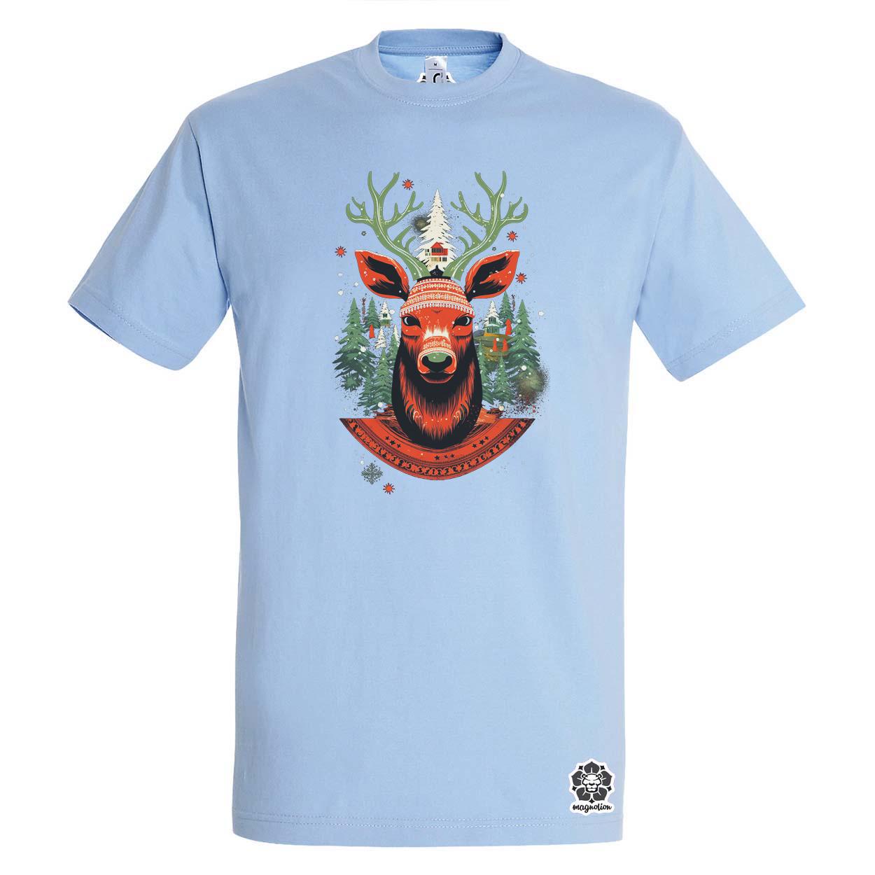 XMAS rénszarvas v2 egyedi póló 