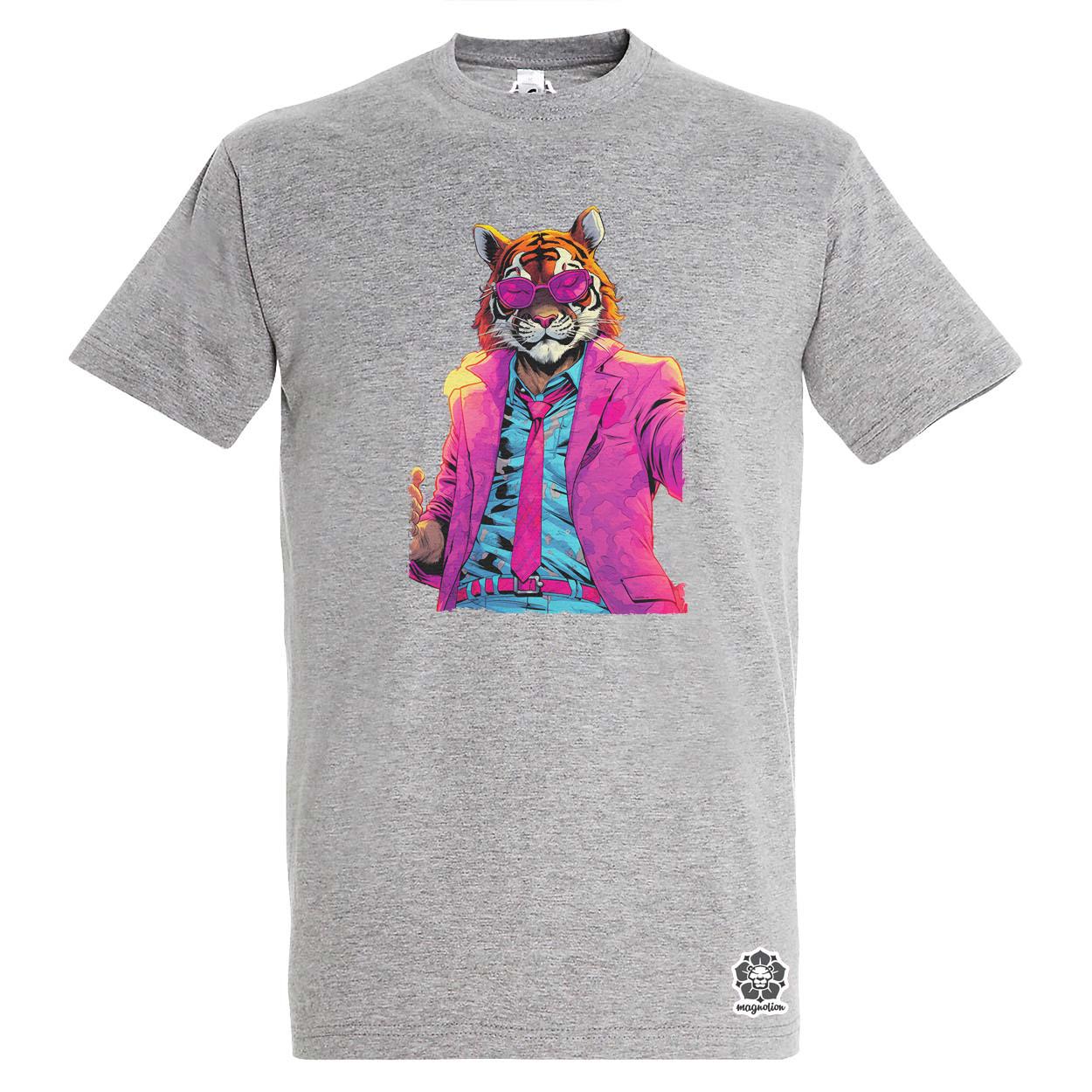 Laza tigris v2 egyedi póló 