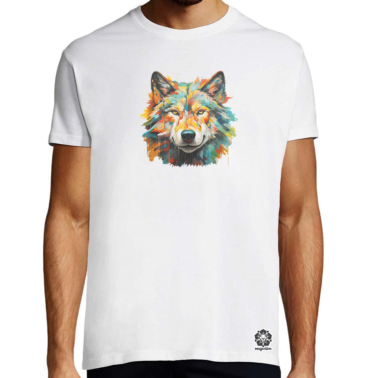 Pop art farkas v5 egyedi póló 