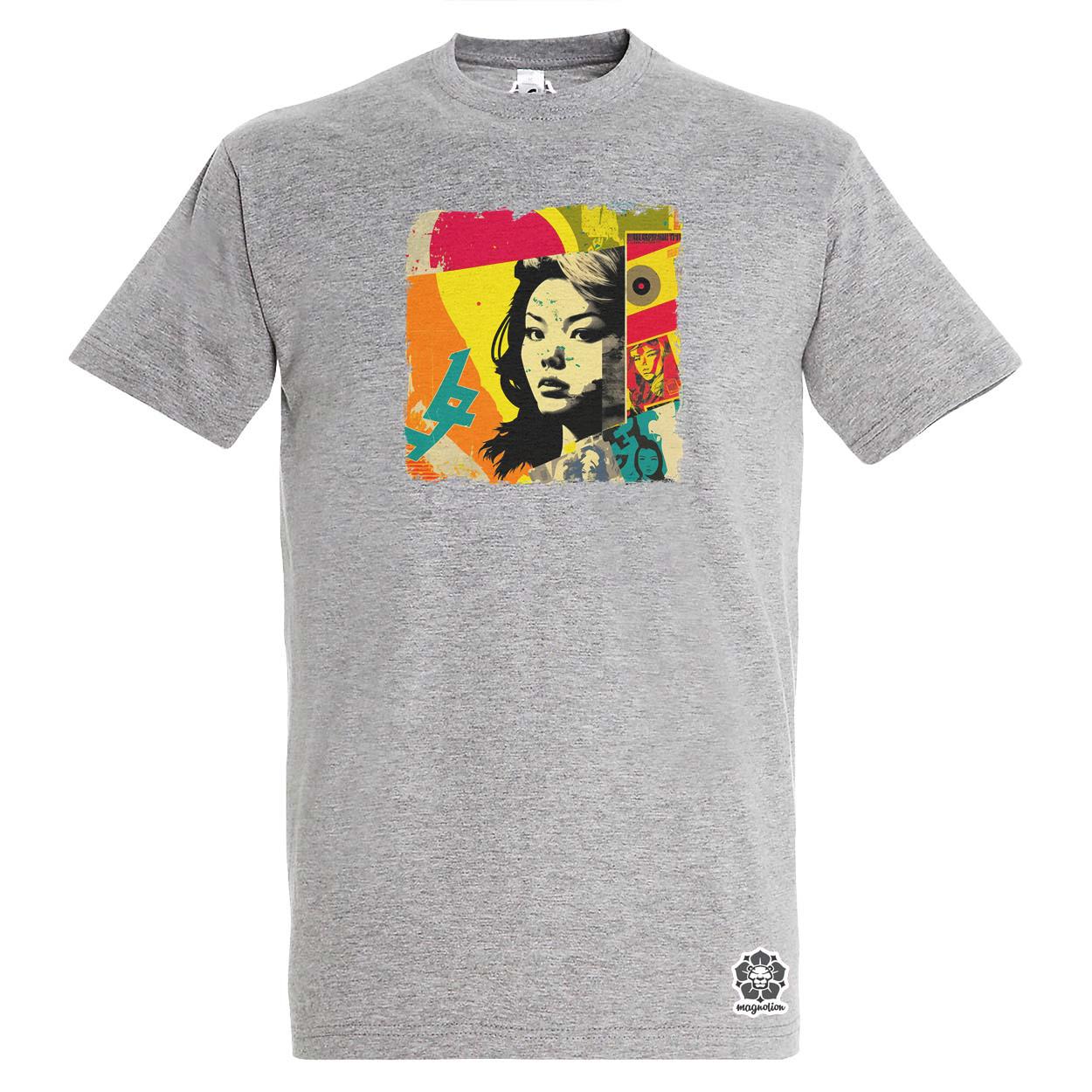 Pop art kollázs v11 egyedi póló 
