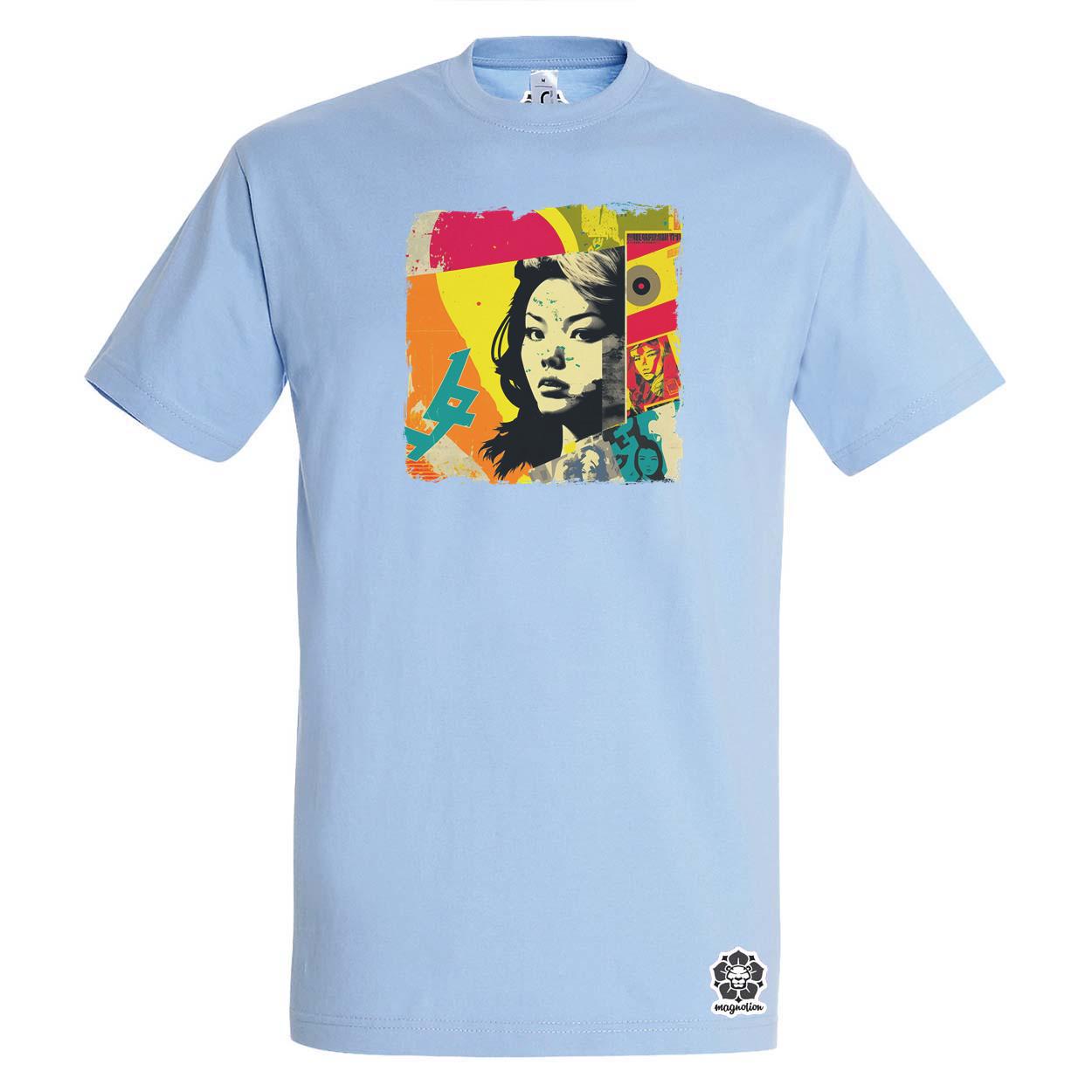 Pop art kollázs v11 egyedi póló 