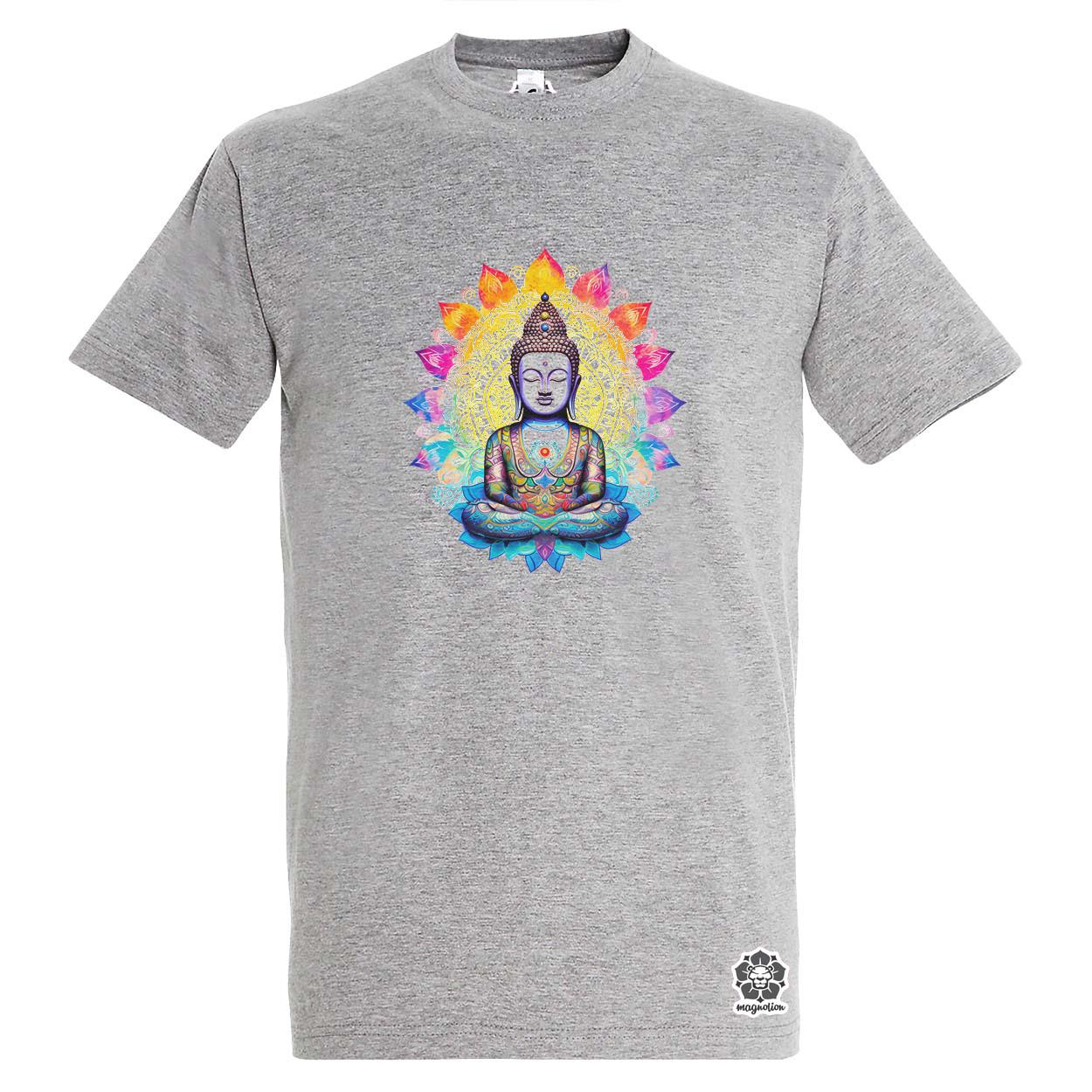 Pszichedelikus Buddha v1 egyedi póló 