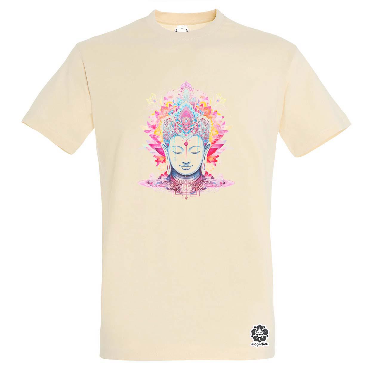 Pszichedelikus Buddha v10 egyedi póló 