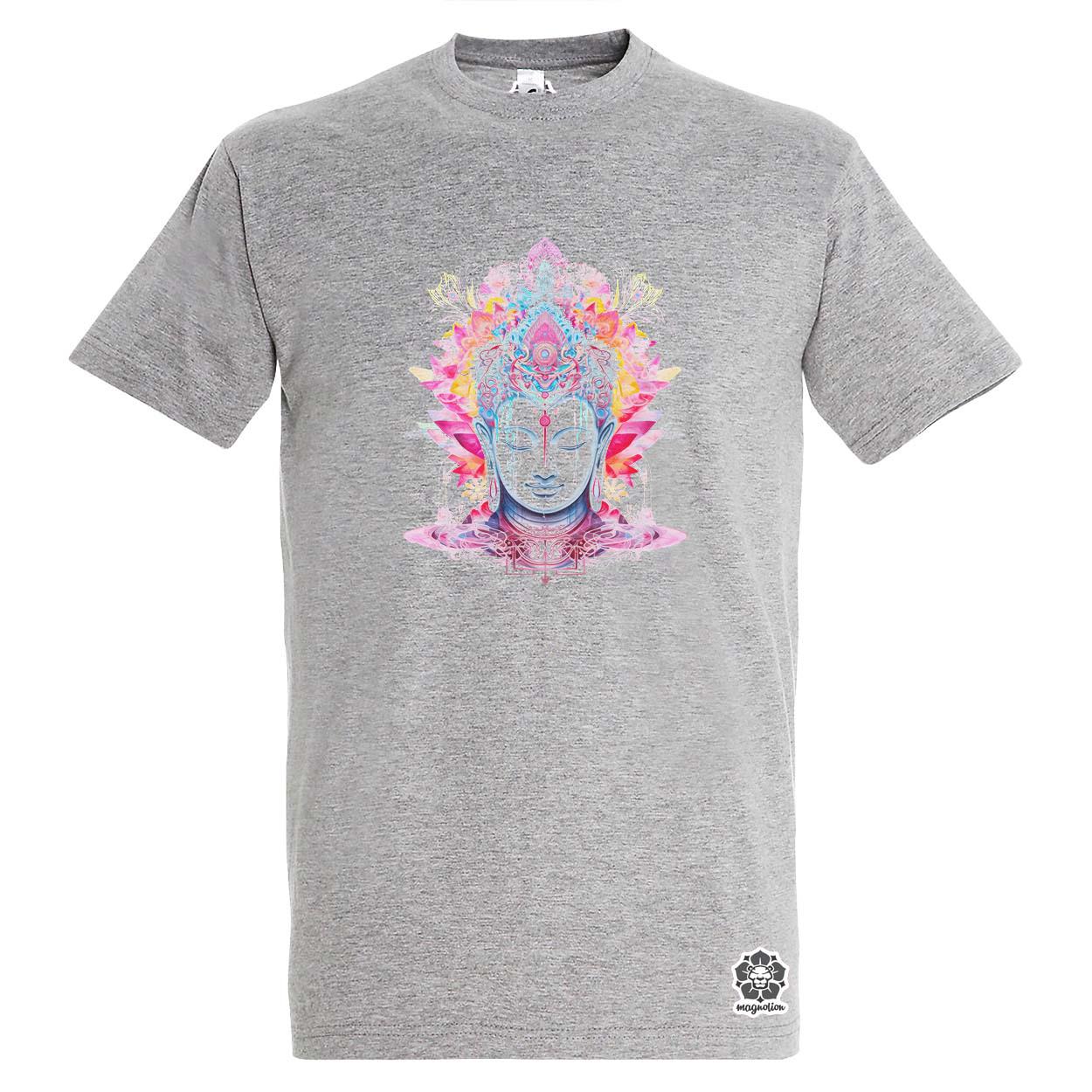 Pszichedelikus Buddha v10 egyedi póló 