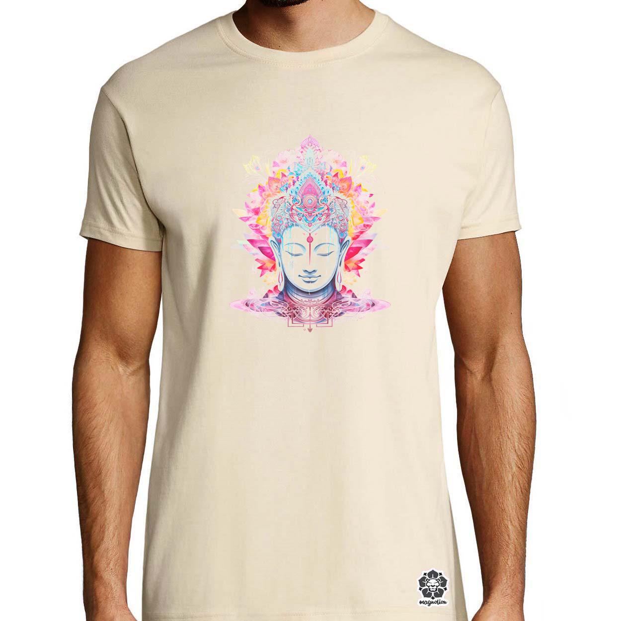 Pszichedelikus Buddha v10 egyedi póló 