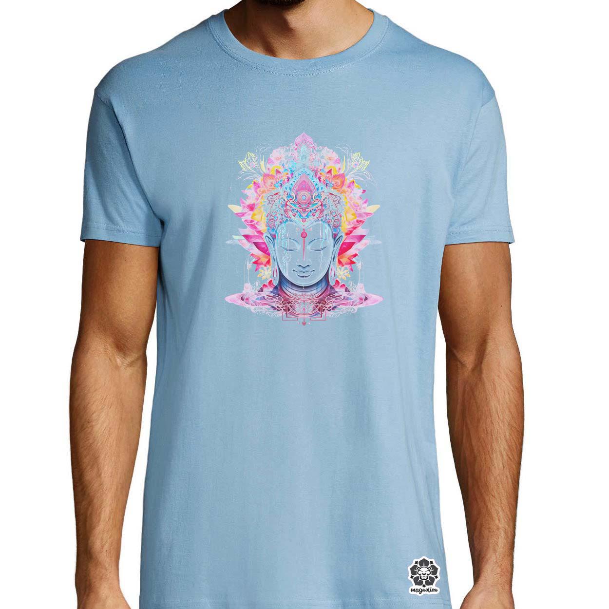 Pszichedelikus Buddha v10 egyedi póló 
