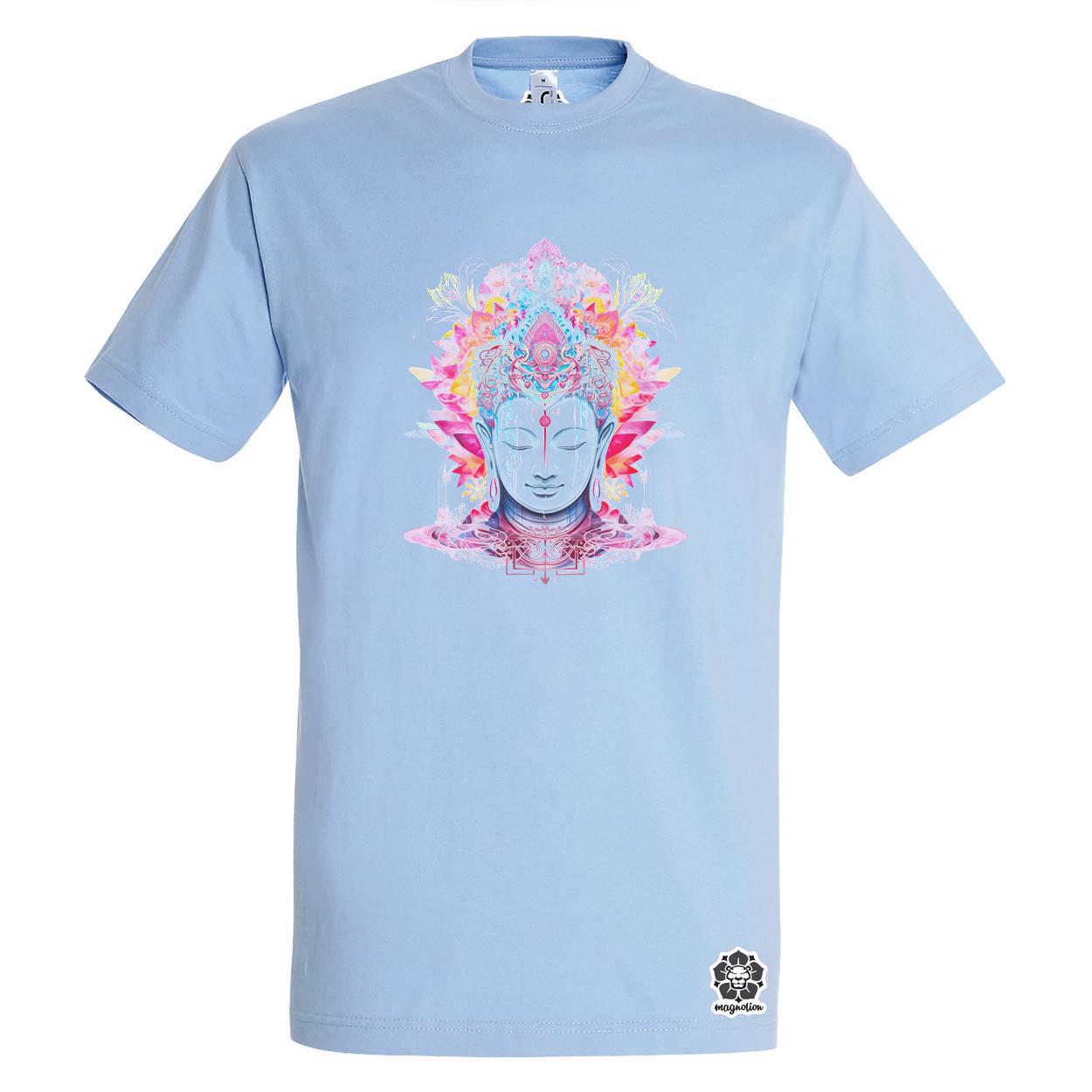 Pszichedelikus Buddha v10 egyedi póló 