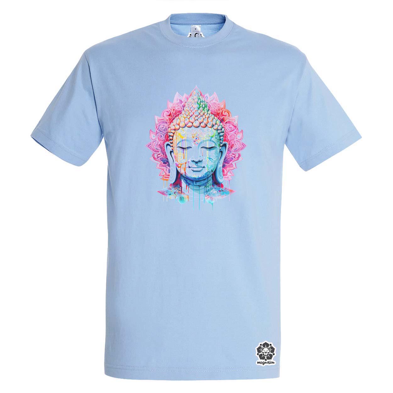 Pszichedelikus Buddha v11 egyedi póló 