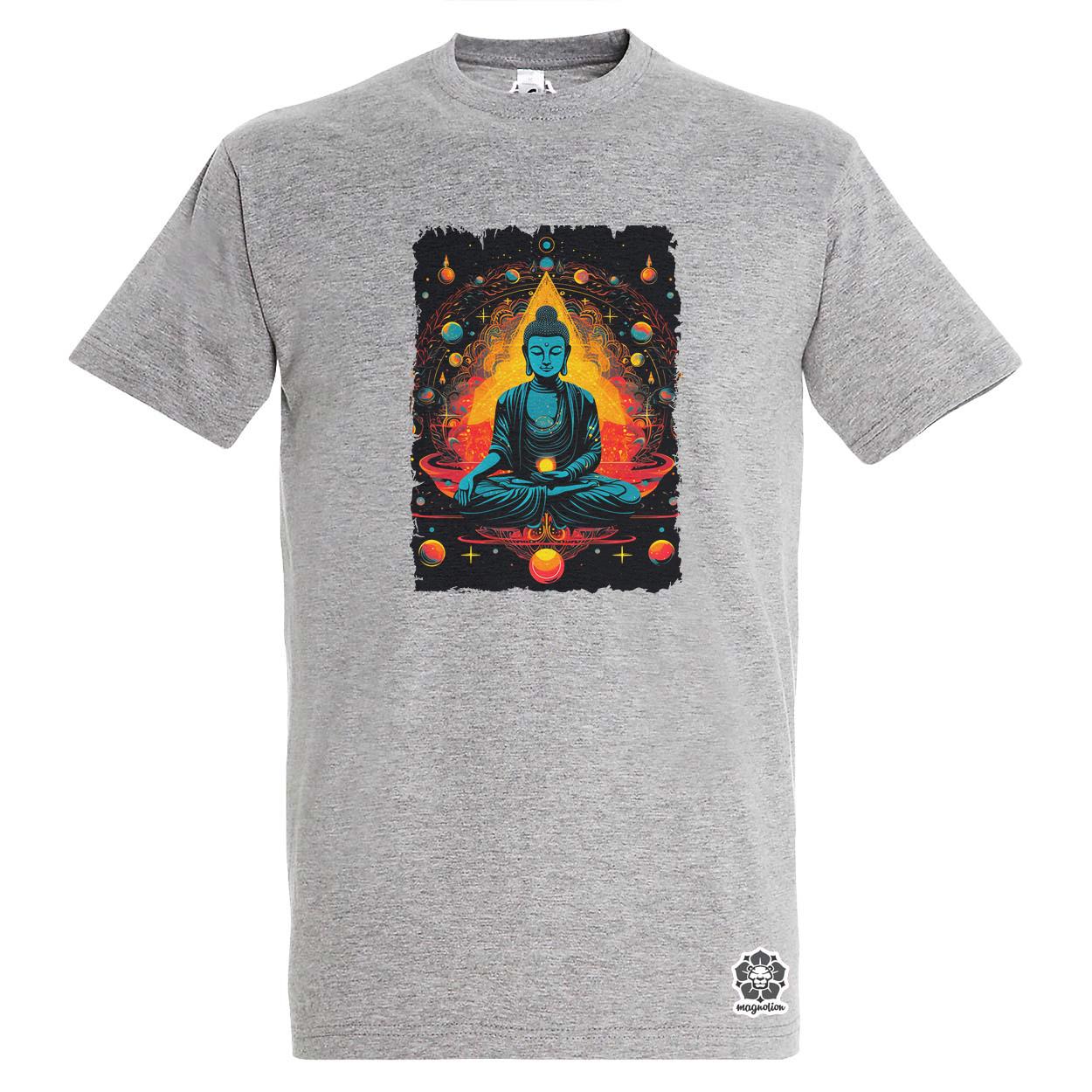 Pszichedelikus Buddha v14 egyedi póló 