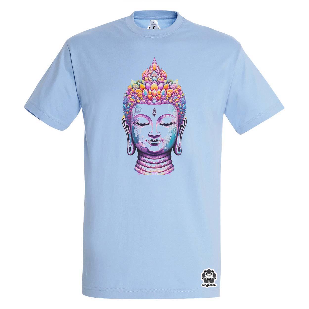 Pszichedelikus Buddha v15 egyedi póló 