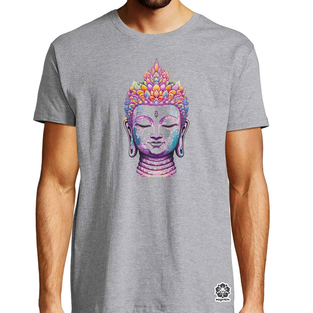 Pszichedelikus Buddha v15 egyedi póló 