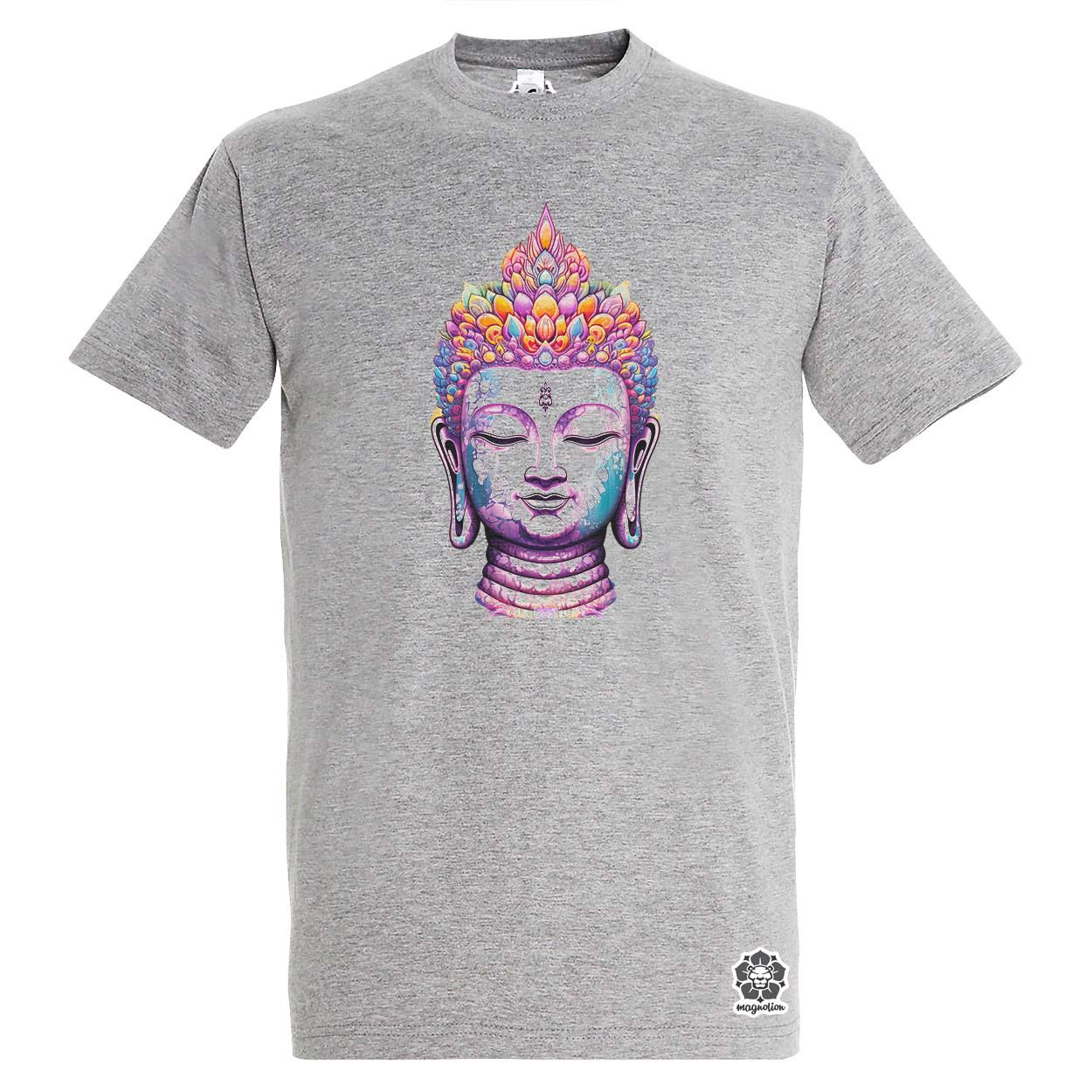 Pszichedelikus Buddha v15 egyedi póló 