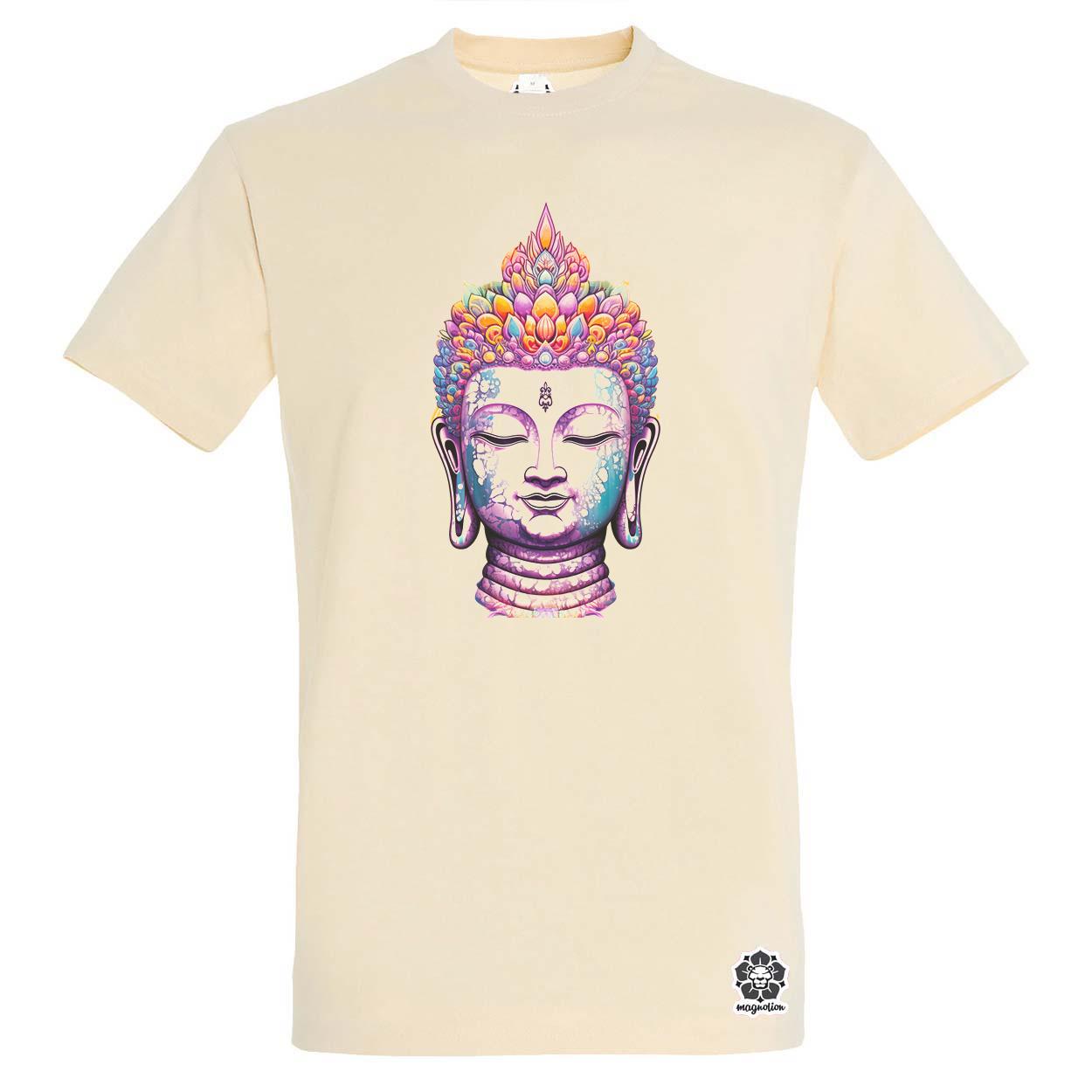 Pszichedelikus Buddha v15 egyedi póló 