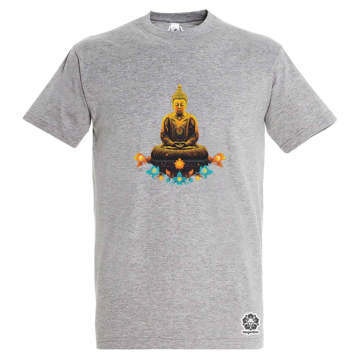 Pszichedelikus Buddha v4 egyedi póló 