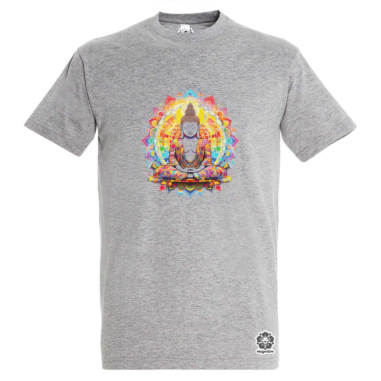 Pszichedelikus Buddha v9 egyedi póló 
