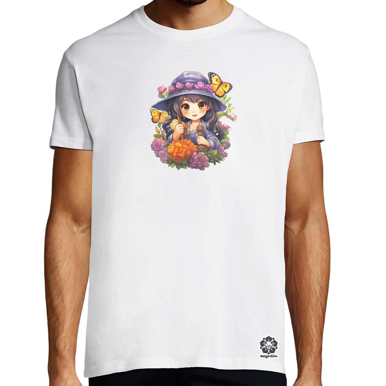 Varázslatos anime lány v4 egyedi póló 