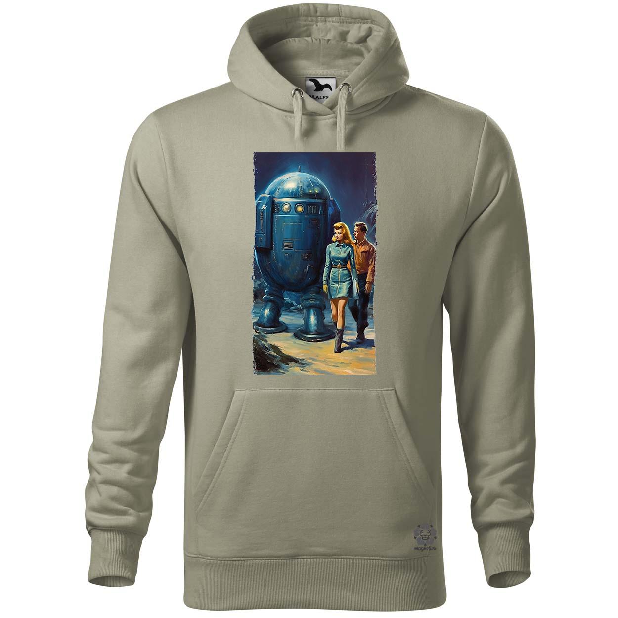 1950-es évek retró futurisztikus sci-fi poszter v2 egyedi  pulóver 