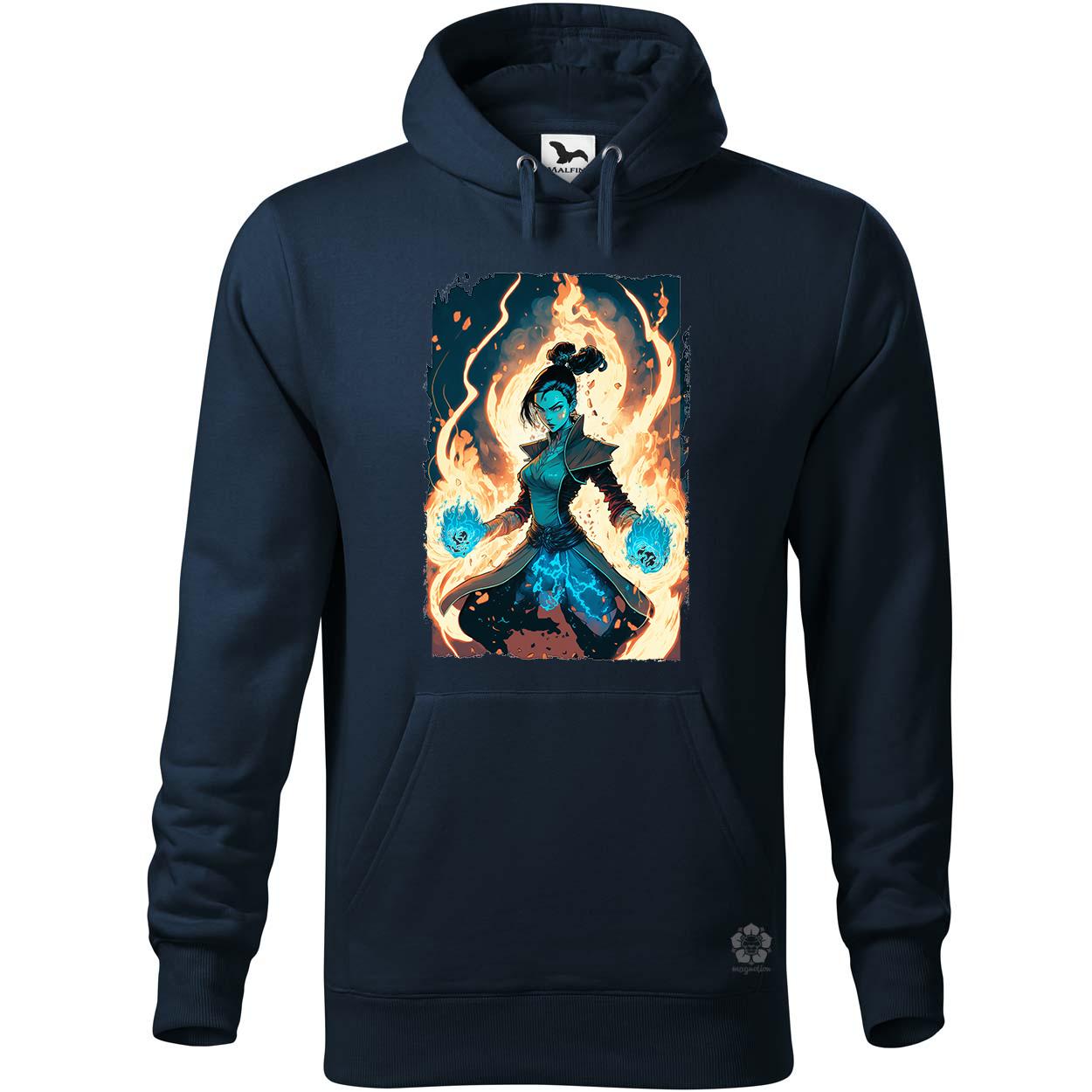 Azula hercegnő kék tűz egyedi  pulóver 