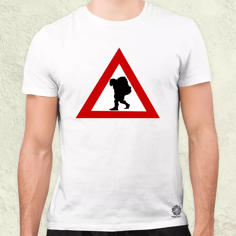 Vigyázz Troll férfi póló
