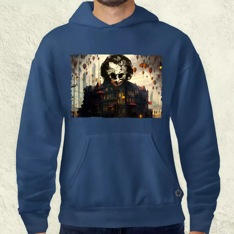 Pareidolia Joker város fantázia v6 férfi pulóver