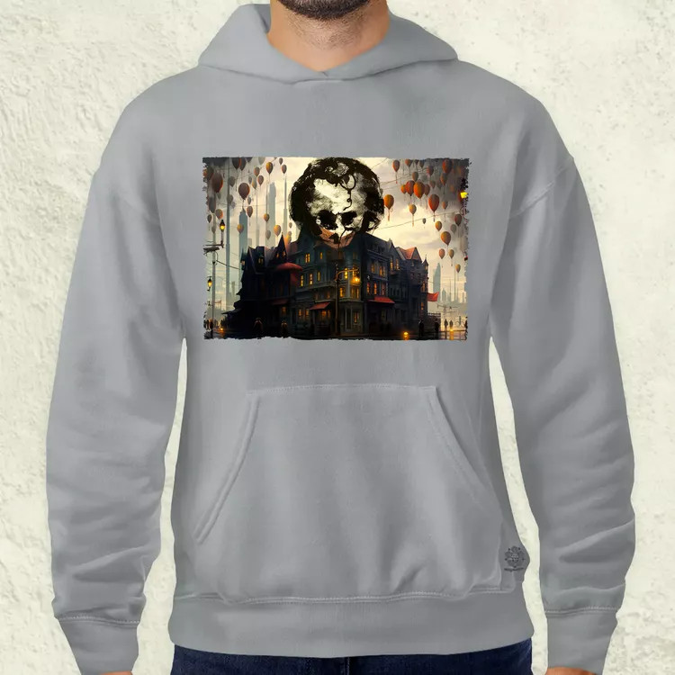 Pareidolia Joker város fantázia v6 férfi pulóver