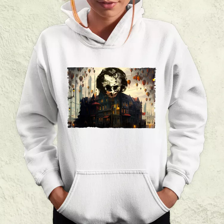 Pareidolia Joker város fantázia v6 női pulóver