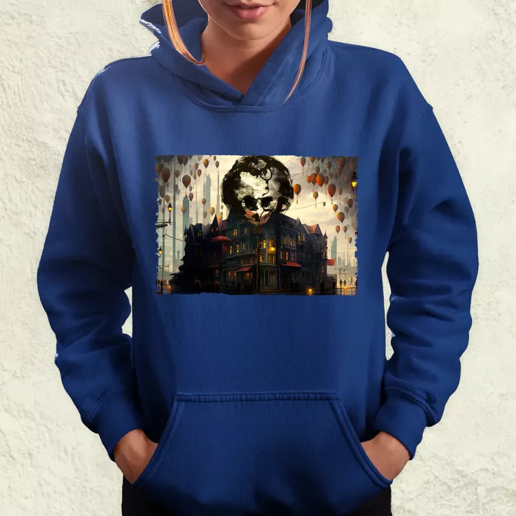 Pareidolia Joker város fantázia v6 női pulóver