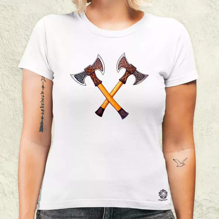 Viking balta v4 női póló