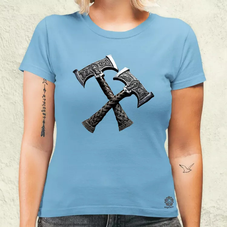 Viking balta v8 női póló