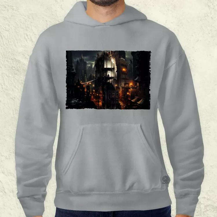 Pareidolia Joker város fantázia v7 férfi pulóver