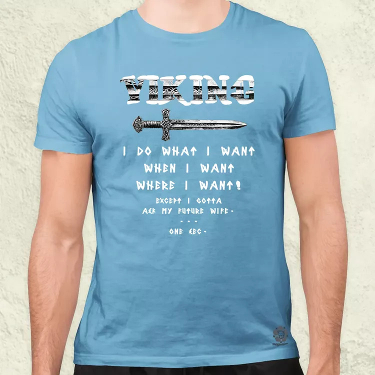 Viking élet férfi póló