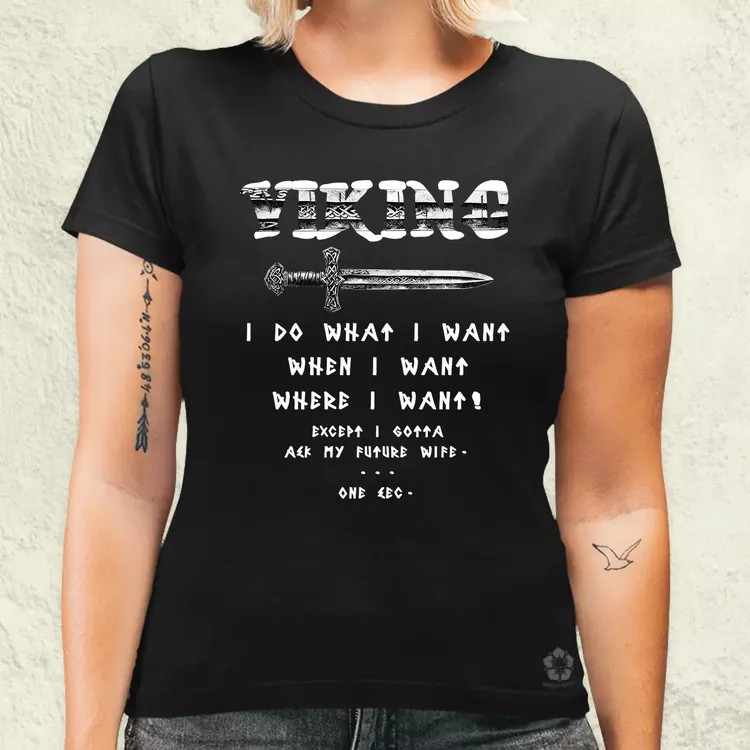 Viking élet női póló
