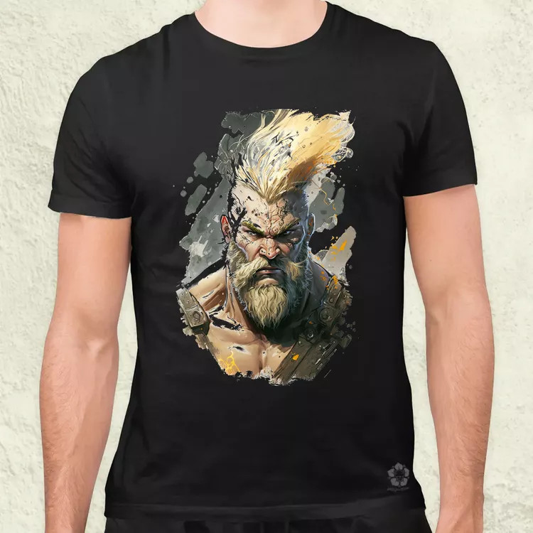 Viking portré v5 férfi póló