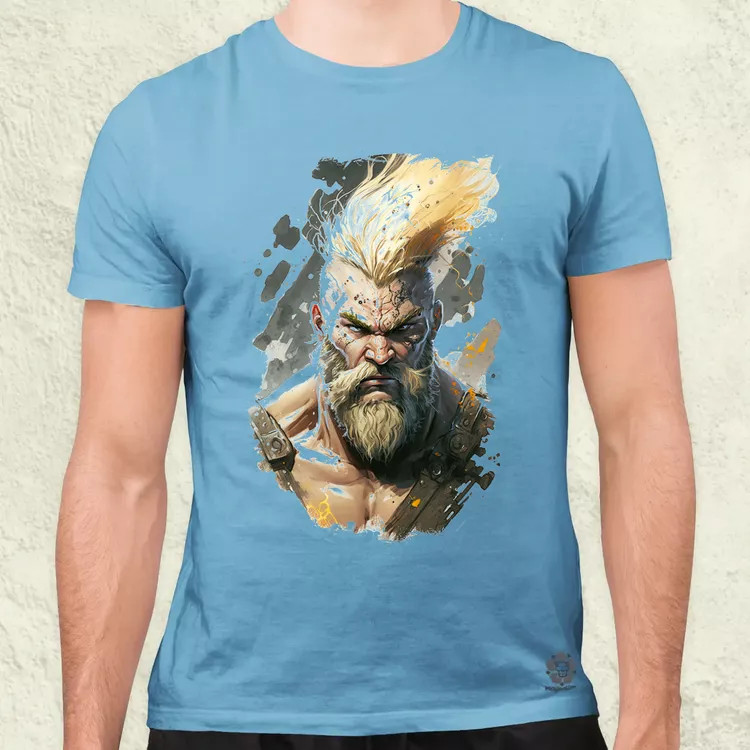 Viking portré v5 férfi póló