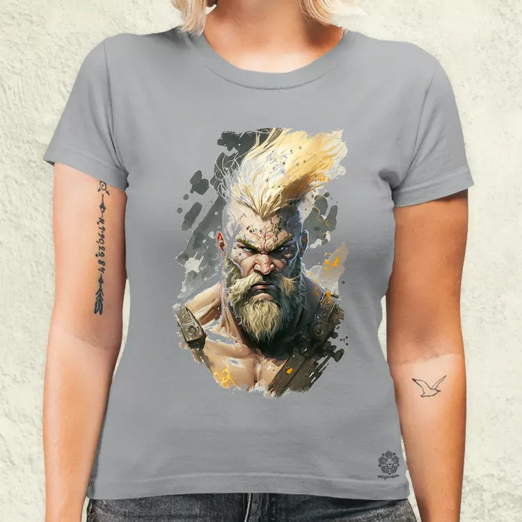 Viking portré v5 női póló