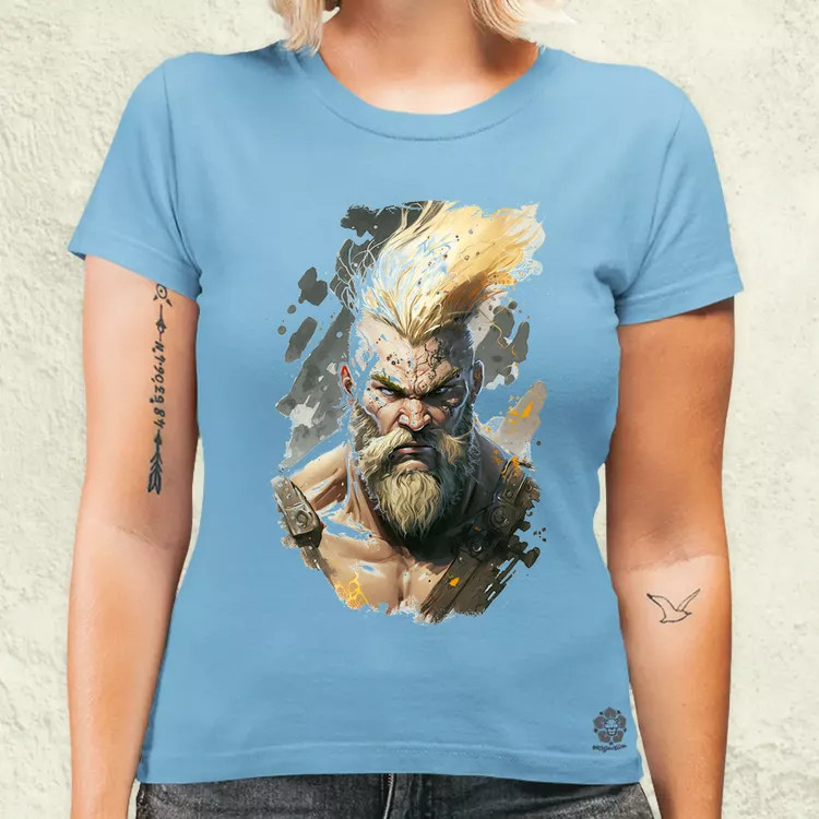 Viking portré v5 női póló