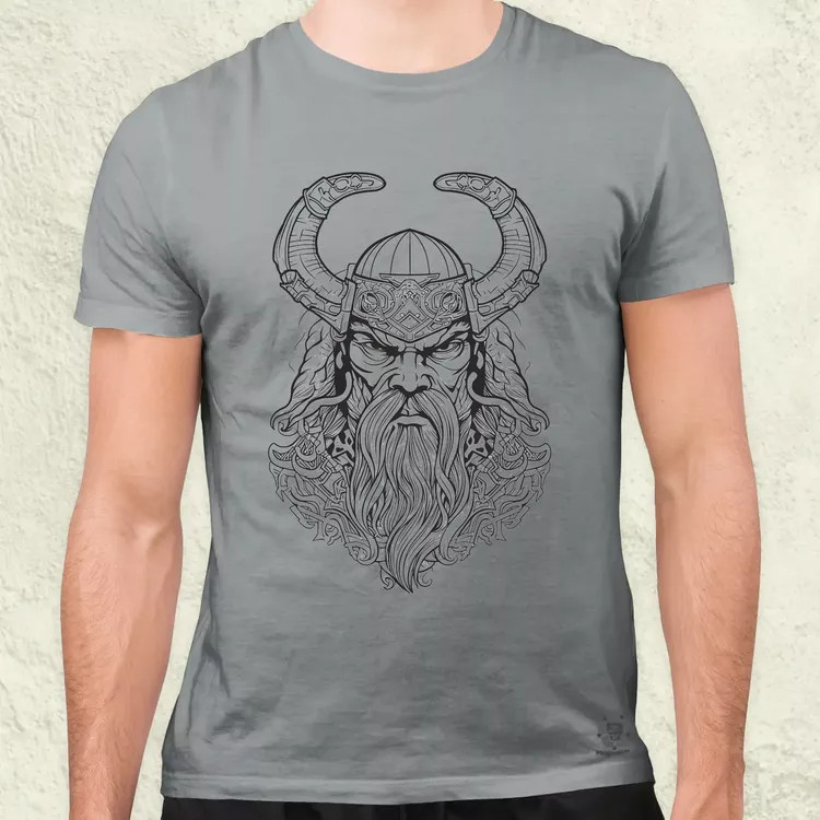 Viking vonalrajz férfi póló