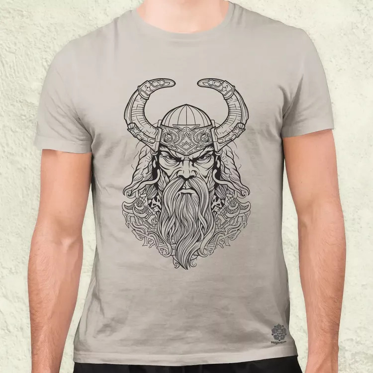 Viking vonalrajz férfi póló