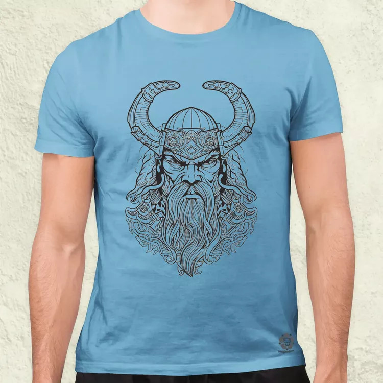 Viking vonalrajz férfi póló