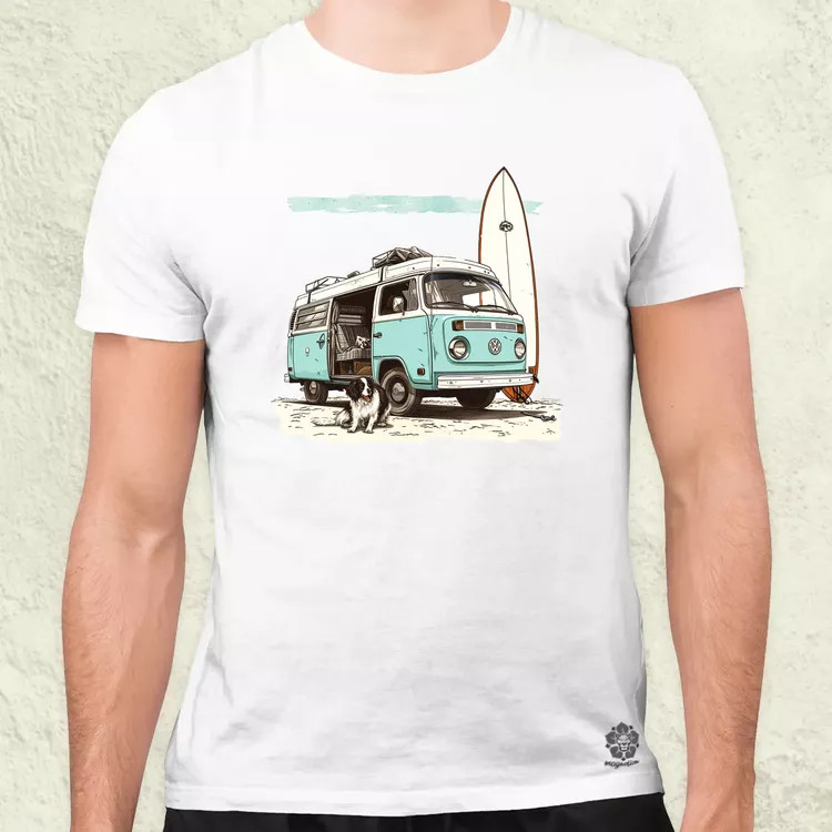 Campervan vibe v1 férfi póló