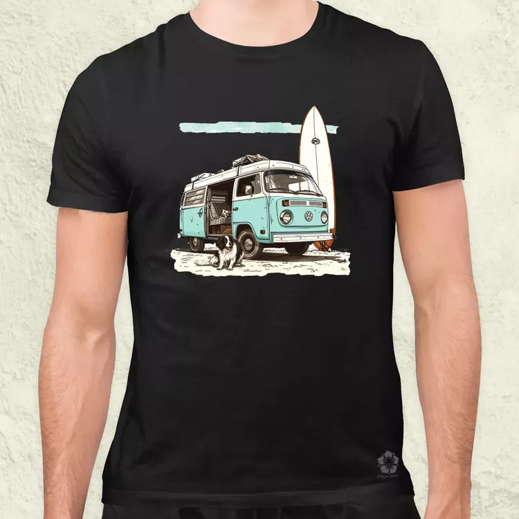 Campervan vibe v1 férfi póló
