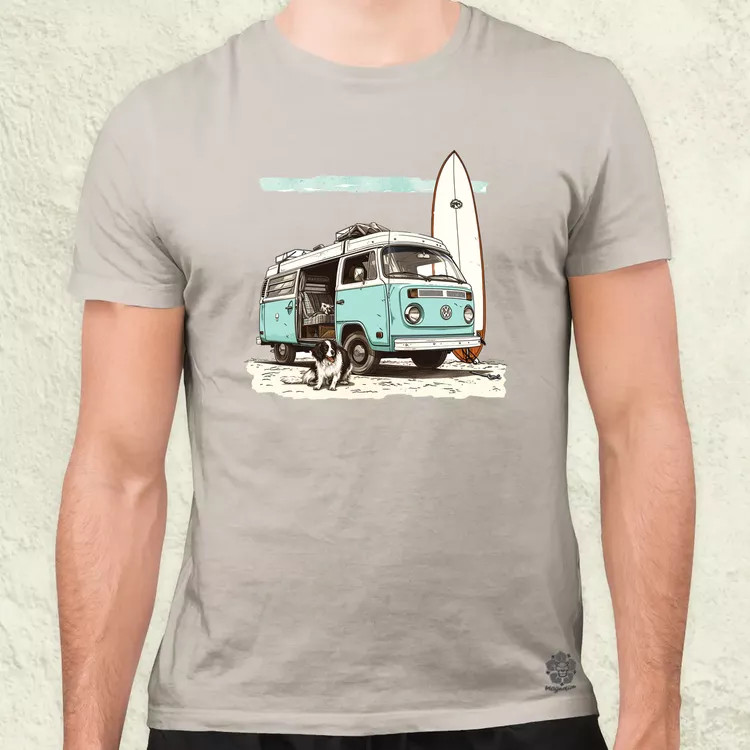 Campervan vibe v1 férfi póló